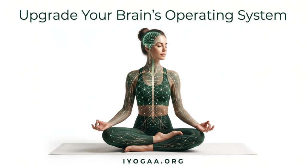 Image showing human female in easy pose with nervous system upgrade.