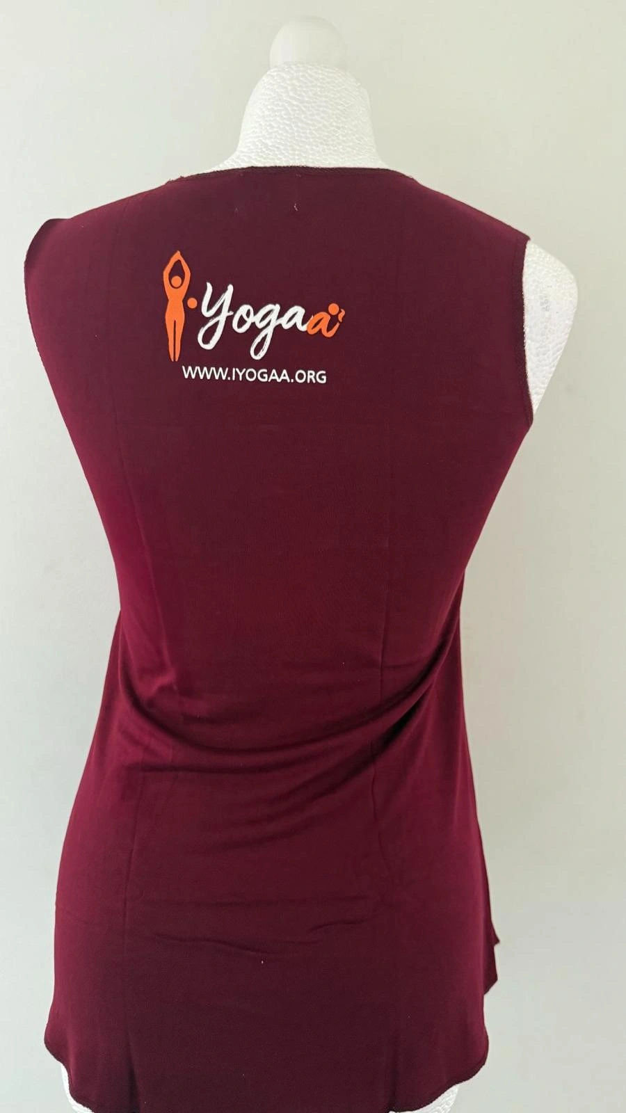 Yoga Tank Top - made from Organic Hemp, and Natural Dyes - Image 2