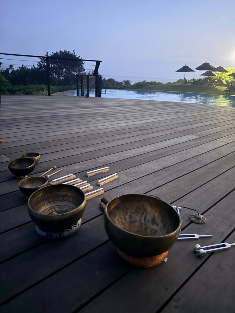 sound healing instruments in sa retreat 2