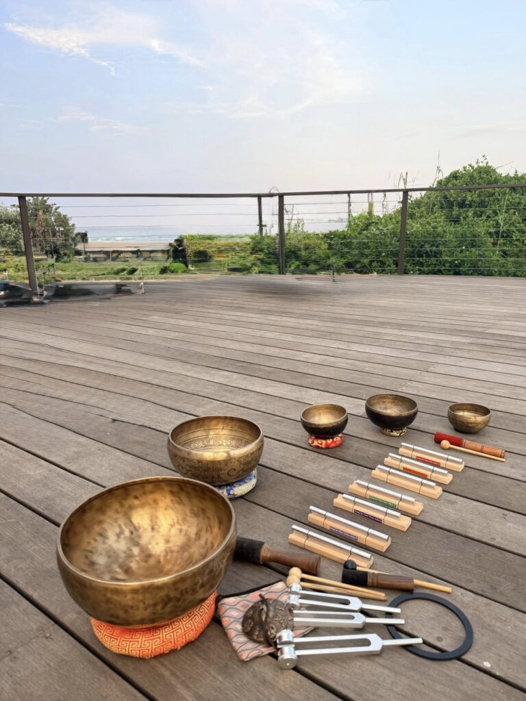 sound healing instruments in sa retreat